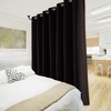 image:imageNICETOWN Full Shade Curtain Panel Energy Smart amp Noise Blocking Out Blackout Drape for Dining Room Window Thermal Insulated Guest Room Lined Window DressingSilver Gray 42 x 84 inchBrown