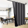 image:imageNICETOWN Full Shade Curtain Panel Energy Smart amp Noise Blocking Out Blackout Drape for Dining Room Window Thermal Insulated Guest Room Lined Window DressingSilver Gray 42 x 84 inchGrey