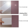 image:imageNICETOWN Full Shade Curtain Panel Energy Smart amp Noise Blocking Out Blackout Drape for Dining Room Window Thermal Insulated Guest Room Lined Window DressingSilver Gray 42 x 84 inchDry Rose