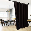 image:imageNICETOWN Full Shade Curtain Panel Energy Smart amp Noise Blocking Out Blackout Drape for Dining Room Window Thermal Insulated Guest Room Lined Window DressingSilver Gray 42 x 84 inchBrown