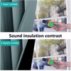 image:imageNICETOWN Full Shade Curtain Panel Energy Smart amp Noise Blocking Out Blackout Drape for Dining Room Window Thermal Insulated Guest Room Lined Window DressingSilver Gray 42 x 84 inchGreyish Blue