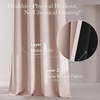 image:imageNICETOWN Full Shade Curtain Panel Energy Smart amp Noise Blocking Out Blackout Drape for Dining Room Window Thermal Insulated Guest Room Lined Window DressingSilver Gray 42 x 84 inchPink