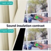 image:imageNICETOWN Full Shade Curtain Panel Energy Smart amp Noise Blocking Out Blackout Drape for Dining Room Window Thermal Insulated Guest Room Lined Window DressingSilver Gray 42 x 84 inchBeige