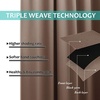 image:imageNICETOWN Full Shade Curtain Panel Energy Smart amp Noise Blocking Out Blackout Drape for Dining Room Window Thermal Insulated Guest Room Lined Window DressingSilver Gray 42 x 84 inchCappuccino