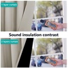 image:imageNICETOWN Full Shade Curtain Panel Energy Smart amp Noise Blocking Out Blackout Drape for Dining Room Window Thermal Insulated Guest Room Lined Window DressingSilver Gray 42 x 84 inchNatural