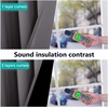 image:imageNICETOWN Full Shade Curtain Panel Energy Smart amp Noise Blocking Out Blackout Drape for Dining Room Window Thermal Insulated Guest Room Lined Window DressingSilver Gray 42 x 84 inchGrey