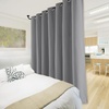 image:imageNICETOWN Full Shade Curtain Panel Energy Smart amp Noise Blocking Out Blackout Drape for Dining Room Window Thermal Insulated Guest Room Lined Window DressingSilver Gray 42 x 84 inchSilver Grey