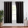 image:imageNICETOWN Full Shade Curtain Panel Energy Smart amp Noise Blocking Out Blackout Drape for Dining Room Window Thermal Insulated Guest Room Lined Window DressingSilver Gray 42 x 84 inchNavy
