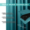 image:imageNICETOWN Full Shade Curtain Panel Energy Smart amp Noise Blocking Out Blackout Drape for Dining Room Window Thermal Insulated Guest Room Lined Window DressingSilver Gray 42 x 84 inchPeacock Teal