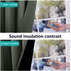 image:imageNICETOWN Full Shade Curtain Panel Energy Smart amp Noise Blocking Out Blackout Drape for Dining Room Window Thermal Insulated Guest Room Lined Window DressingSilver Gray 42 x 84 inchDark Mallard