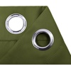 image:imageNICETOWN Kitchen Tiers Curtains for Small Window Bathroom 52 W x 30 L  Peacock Teal Blackout Thermal Insulated Grommet Curtains for Basement Short RV Camper 2 PanelsOlive Green
