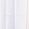 image:imageNICETOWN Kitchen Tiers Curtains for Small Window Bathroom 52 W x 30 L  Peacock Teal Blackout Thermal Insulated Grommet Curtains for Basement Short RV Camper 2 PanelsPure White