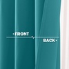 image:imageNICETOWN Kitchen Tiers Curtains for Small Window Bathroom 52 W x 30 L  Peacock Teal Blackout Thermal Insulated Grommet Curtains for Basement Short RV Camper 2 PanelsPeacock Teal
