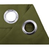 image:imageNICETOWN Kitchen Tiers Curtains for Small Window Bathroom 52 W x 30 L  Peacock Teal Blackout Thermal Insulated Grommet Curtains for Basement Short RV Camper 2 PanelsOlive Green