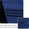 image:imageNICETOWN Lockdown Shade Classroom Curtains Privacy Small Window Curtains 8 x 36 Inch Long French Front Door Shades Tie Up Shades Window Coverings 1 Panel Olive GreenRoyal Blue