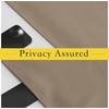 image:imageNICETOWN Lockdown Shade Classroom Curtains Privacy Small Window Curtains 8 x 36 Inch Long French Front Door Shades Tie Up Shades Window Coverings 1 Panel Olive GreenCappuccino
