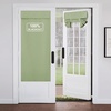 image:imageNICETOWN Lockdown Shade Classroom Curtains Privacy Small Window Curtains 8 x 36 Inch Long French Front Door Shades Tie Up Shades Window Coverings 1 Panel Olive GreenOlive Green