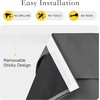 image:imageNICETOWN Lockdown Shade Classroom Curtains Privacy Small Window Curtains 8 x 36 Inch Long French Front Door Shades Tie Up Shades Window Coverings 1 Panel Olive GreenGrey