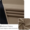 image:imageNICETOWN Lockdown Shade Classroom Curtains Privacy Small Window Curtains 8 x 36 Inch Long French Front Door Shades Tie Up Shades Window Coverings 1 Panel Olive GreenKhaki