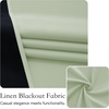 image:imageNICETOWN Lockdown Shade Classroom Curtains Privacy Small Window Curtains 8 x 36 Inch Long French Front Door Shades Tie Up Shades Window Coverings 1 Panel Olive GreenLight Green