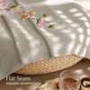 image:imageNICETOWN Semi Sheer Linen Burlap Curtains for Windows 96 inch Length 2 Panels Grommet Semi Sheer Balance Privacy Added with Light Filtering Vertical Drapes for BedroomLiving Room W55 x L96Cocoa Cream