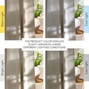 image:imageNICETOWN Semi Sheer Linen Burlap Curtains for Windows 96 inch Length 2 Panels Grommet Semi Sheer Balance Privacy Added with Light Filtering Vertical Drapes for BedroomLiving Room W55 x L96Cocoa Cream