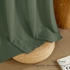 image:imageNICETOWN Semi Sheer Linen Burlap Curtains for Windows 96 inch Length 2 Panels Grommet Semi Sheer Balance Privacy Added with Light Filtering Vertical Drapes for BedroomLiving Room W55 x L96Forest Green