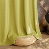 image:imageNICETOWN Semi Sheer Linen Burlap Curtains for Windows 96 inch Length 2 Panels Grommet Semi Sheer Balance Privacy Added with Light Filtering Vertical Drapes for BedroomLiving Room W55 x L96Bright Yellow