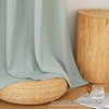 image:imageNICETOWN Semi Sheer Linen Burlap Curtains for Windows 96 inch Length 2 Panels Grommet Semi Sheer Balance Privacy Added with Light Filtering Vertical Drapes for BedroomLiving Room W55 x L96Sage Green