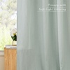 image:imageNICETOWN Semi Sheer Linen Burlap Curtains for Windows 96 inch Length 2 Panels Grommet Semi Sheer Balance Privacy Added with Light Filtering Vertical Drapes for BedroomLiving Room W55 x L96Sage Green