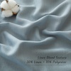 image:imageNICETOWN Semi Sheer Linen Burlap Curtains for Windows 96 inch Length 2 Panels Grommet Semi Sheer Balance Privacy Added with Light Filtering Vertical Drapes for BedroomLiving Room W55 x L96Stone Blue