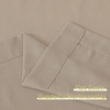 image:imageNICETOWN Semi Sheer Linen Burlap Curtains for Windows 96 inch Length 2 Panels Grommet Semi Sheer Balance Privacy Added with Light Filtering Vertical Drapes for BedroomLiving Room W55 x L96Hook Belt Camel