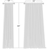 image:imageNICETOWN Semi Sheer Linen Burlap Curtains for Windows 96 inch Length 2 Panels Grommet Semi Sheer Balance Privacy Added with Light Filtering Vertical Drapes for BedroomLiving Room W55 x L96Vanilla