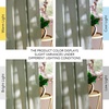 image:imageNICETOWN Semi Sheer Linen Burlap Curtains for Windows 96 inch Length 2 Panels Grommet Semi Sheer Balance Privacy Added with Light Filtering Vertical Drapes for BedroomLiving Room W55 x L96Greyish Green