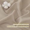 image:imageNICETOWN Semi Sheer Linen Burlap Curtains for Windows 96 inch Length 2 Panels Grommet Semi Sheer Balance Privacy Added with Light Filtering Vertical Drapes for BedroomLiving Room W55 x L96Hook Belt Camel