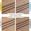image:imageNICETOWN Semi Sheer Linen Burlap Curtains for Windows 96 inch Length 2 Panels Grommet Semi Sheer Balance Privacy Added with Light Filtering Vertical Drapes for BedroomLiving Room W55 x L96Gold Brown
