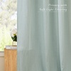 image:imageNICETOWN Semi Sheer Linen Burlap Curtains for Windows 96 inch Length 2 Panels Grommet Semi Sheer Balance Privacy Added with Light Filtering Vertical Drapes for BedroomLiving Room W55 x L96Sage Green