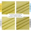 image:imageNICETOWN Semi Sheer Linen Burlap Curtains for Windows 96 inch Length 2 Panels Grommet Semi Sheer Balance Privacy Added with Light Filtering Vertical Drapes for BedroomLiving Room W55 x L96Bright Yellow