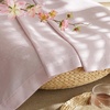 image:imageNICETOWN Semi Sheer Linen Burlap Curtains for Windows 96 inch Length 2 Panels Grommet Semi Sheer Balance Privacy Added with Light Filtering Vertical Drapes for BedroomLiving Room W55 x L96Blush Pink