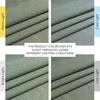 image:imageNICETOWN Semi Sheer Linen Burlap Curtains for Windows 96 inch Length 2 Panels Grommet Semi Sheer Balance Privacy Added with Light Filtering Vertical Drapes for BedroomLiving Room W55 x L96Forest Green