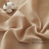 image:imageNICETOWN Semi Sheer Linen Burlap Curtains for Windows 96 inch Length 2 Panels Grommet Semi Sheer Balance Privacy Added with Light Filtering Vertical Drapes for BedroomLiving Room W55 x L96Camel