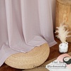 image:imageNICETOWN Semi Sheer Linen Burlap Curtains for Windows 96 inch Length 2 Panels Grommet Semi Sheer Balance Privacy Added with Light Filtering Vertical Drapes for BedroomLiving Room W55 x L96Blush Pink